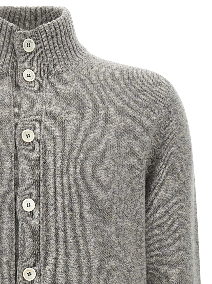 Grey 'Chioto' Cardigan Sweater 3