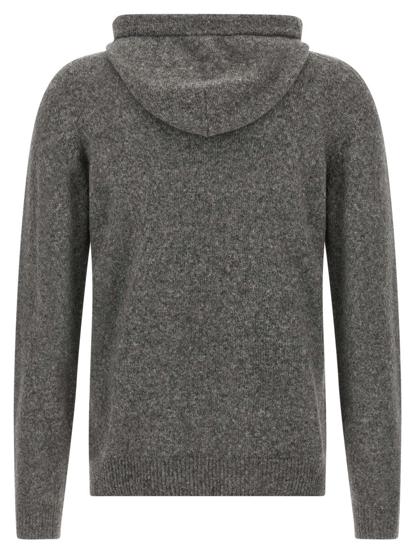Grey Hooded sweater 2
