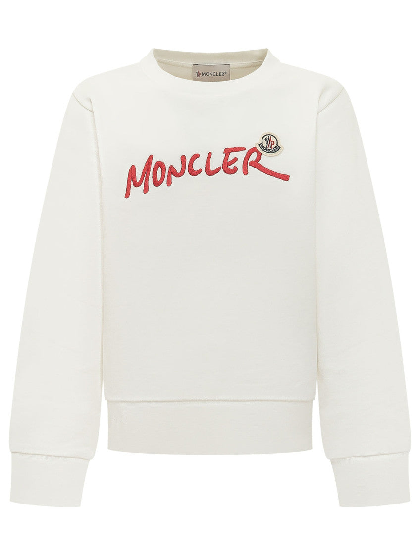 Kids White Logo Sweatshirt 1