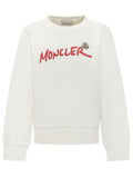 Kids White Logo Sweatshirt 1
