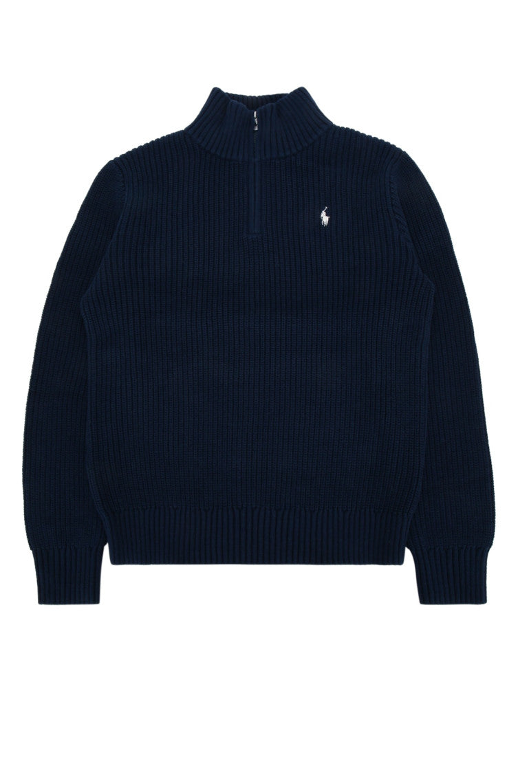 Kids Navy Blue Logo Sweater 1