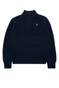 Kids Navy Blue Logo Sweater 1