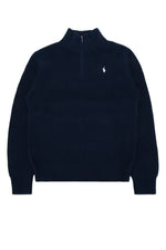 Kids Navy Blue Logo Sweater 1