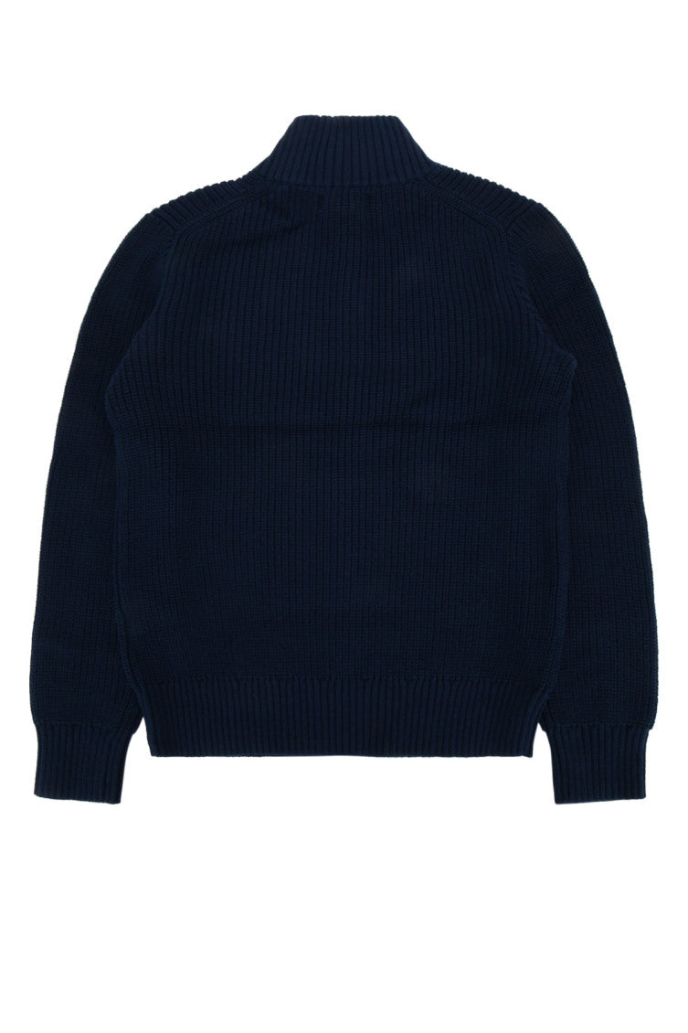 Kids Navy Blue Logo Sweater 2