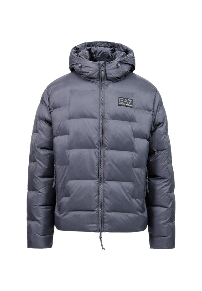 Slate Grey Quilted Jacket 1