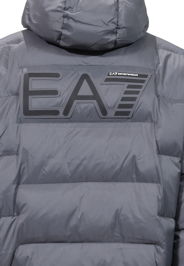 Slate Grey Quilted Jacket 4