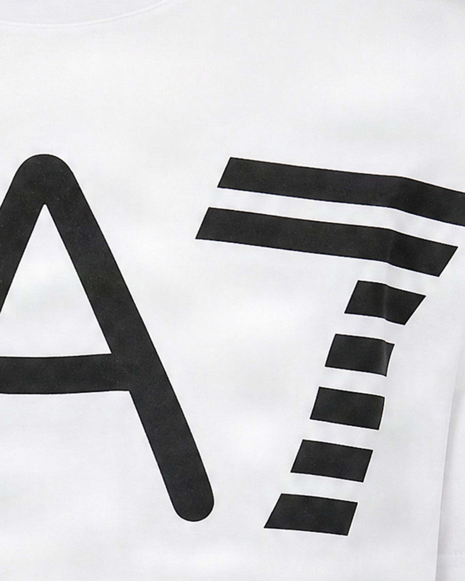 White Crew Neck T-Shirt 3
