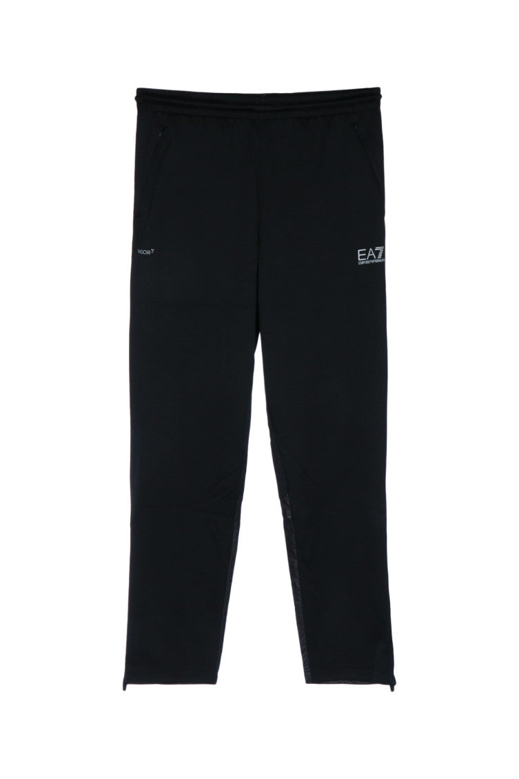 Black Logo Straight Joggers 1