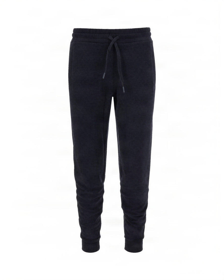 Navy Tapered Drawstring Joggers 1