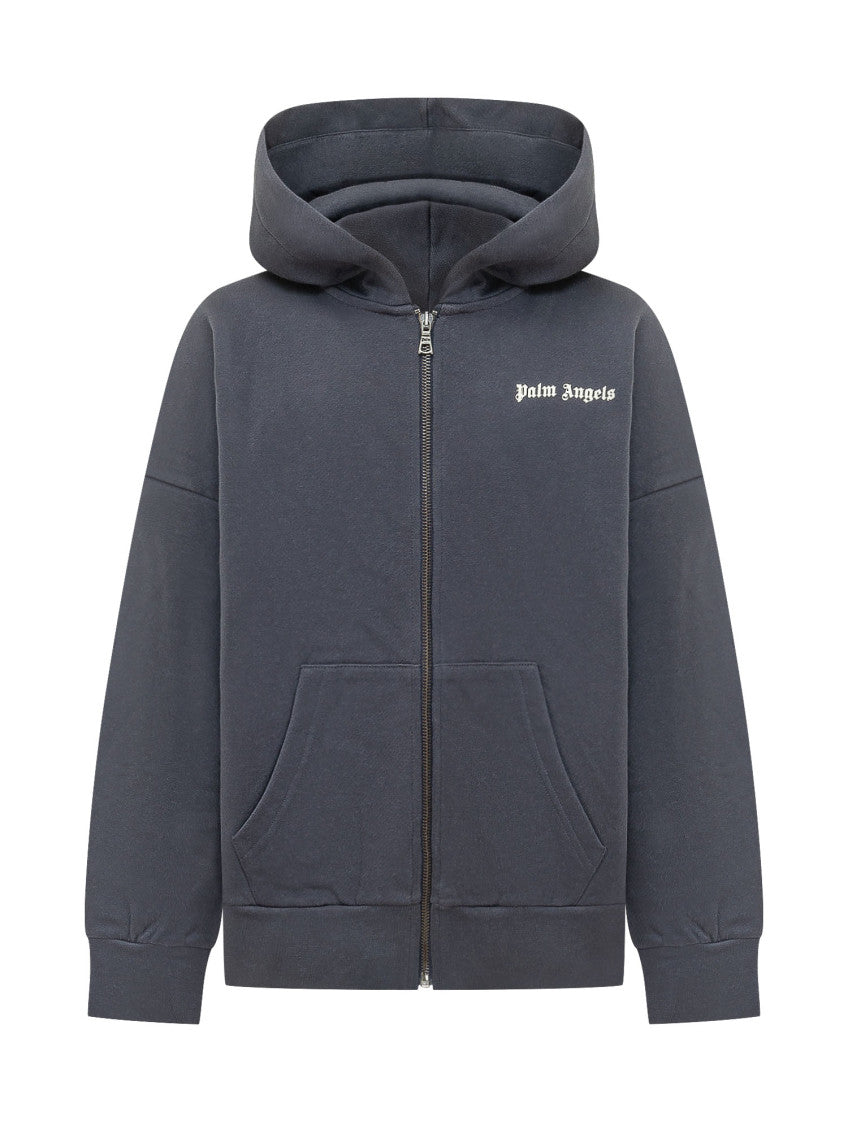 Kids Dark Grey Logo Hoodie 1
