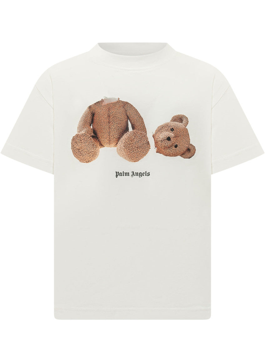 Kids White Teddy T-Shirt 1