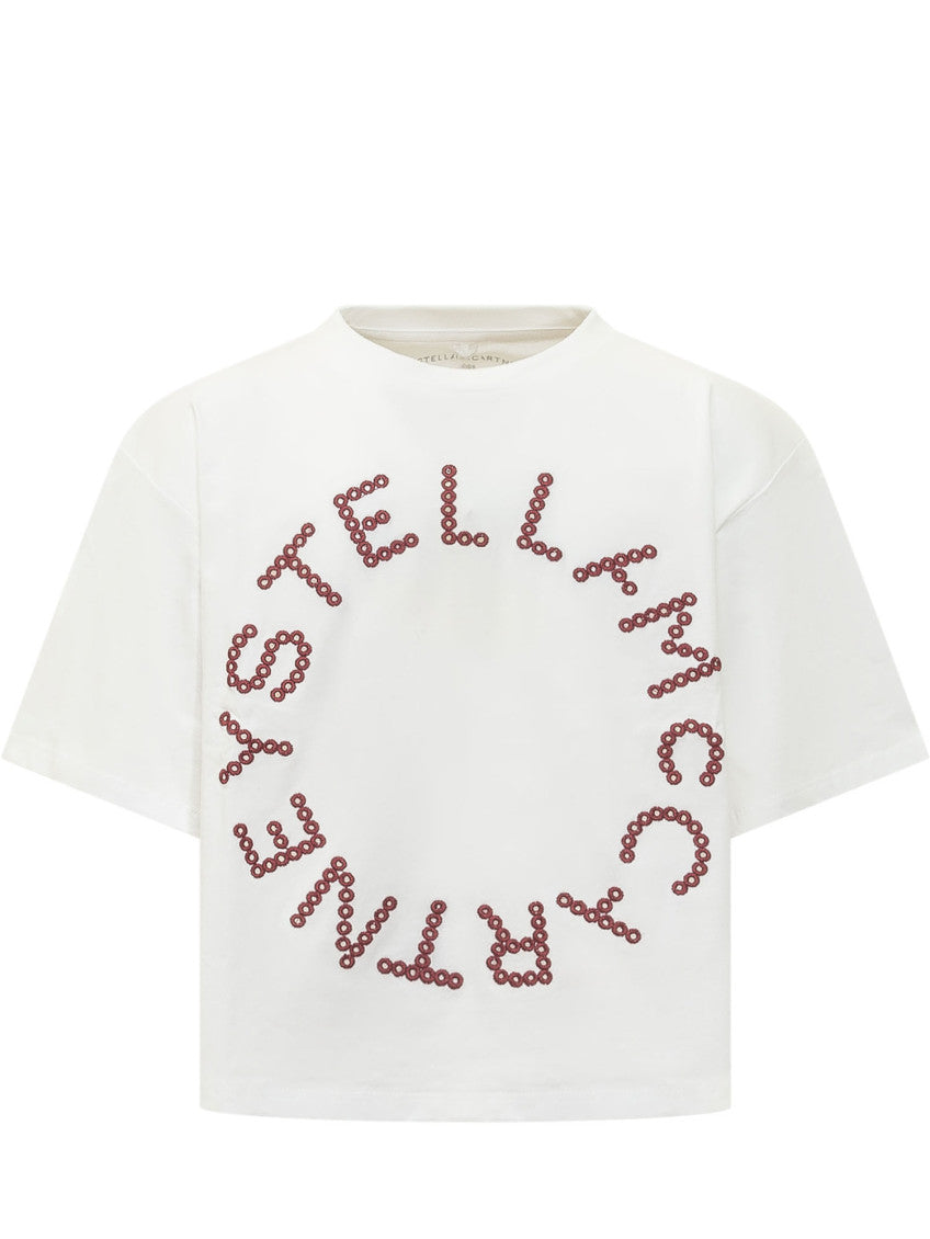Kids White Logo T-Shirt 1