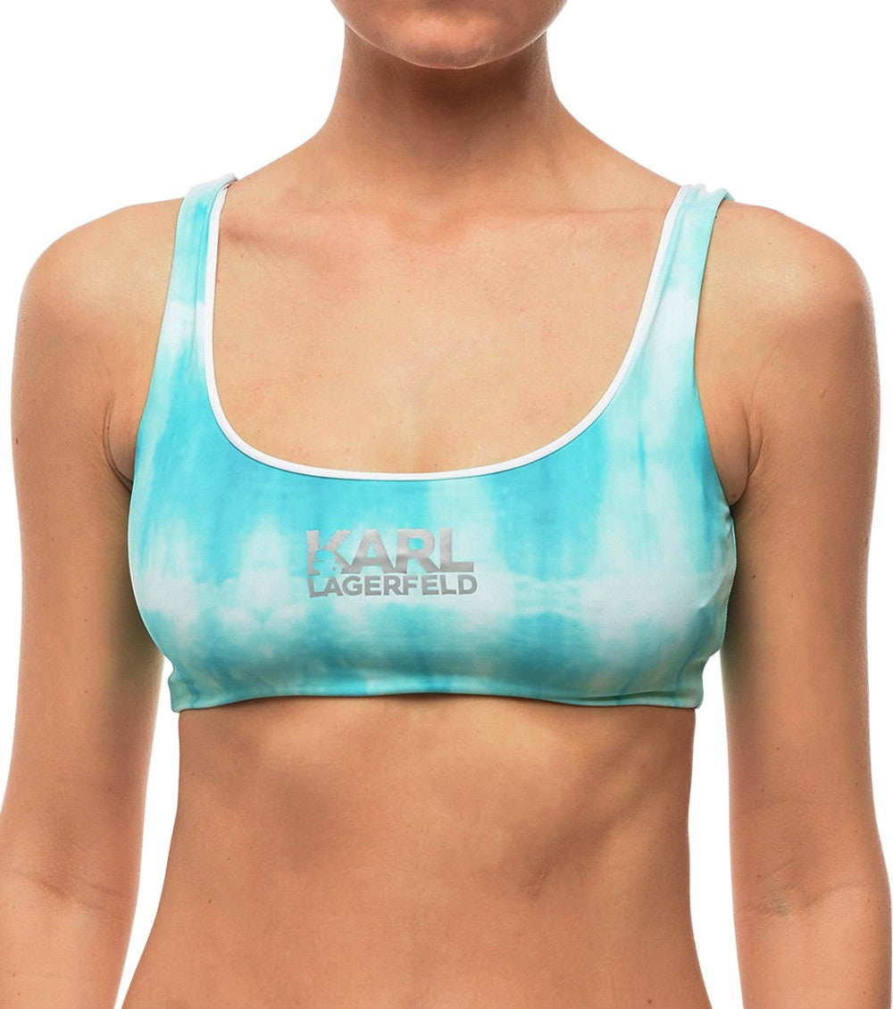 Blue Tie-Dye Swimwear 1