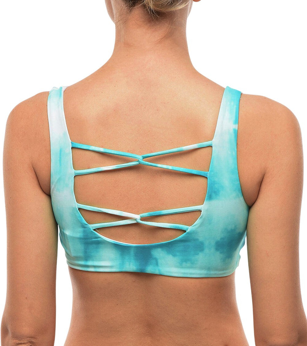 Blue Tie-Dye Swimwear 2