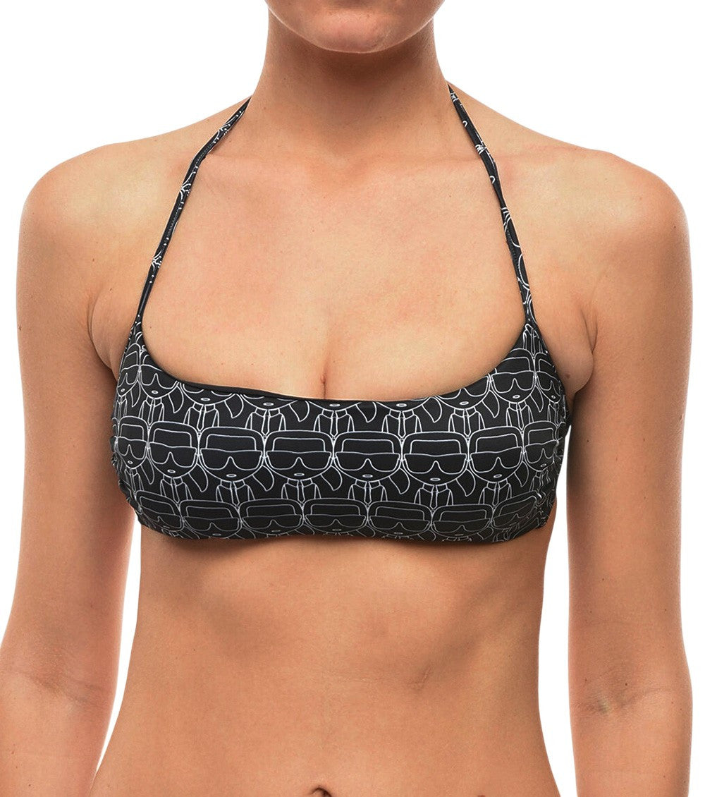 Black Logo Swimwear 1