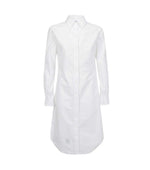 White Solid Shirt Mini Dress 1