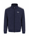 Navy Blue Mock Collar Jacket 1