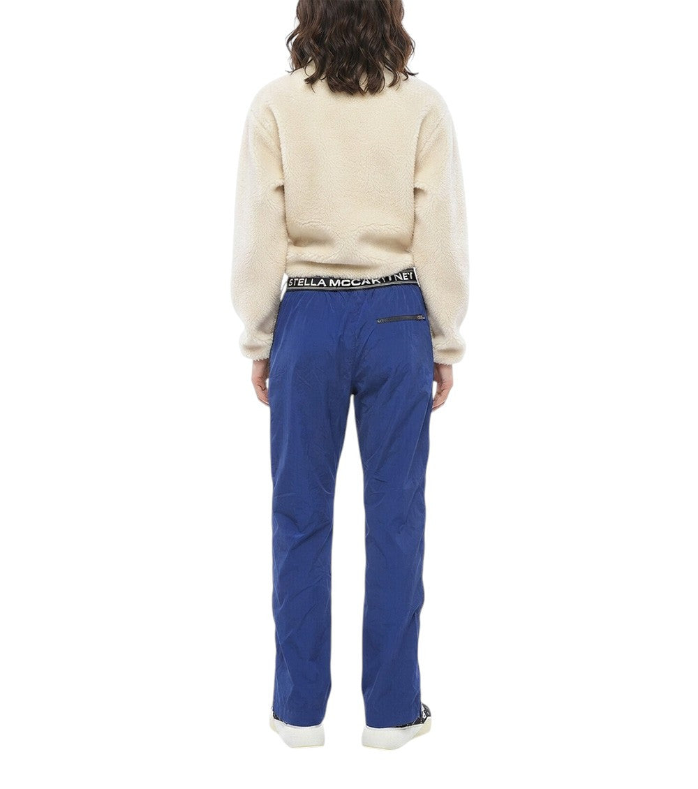 Blue Relaxed Flat Front Pant 2