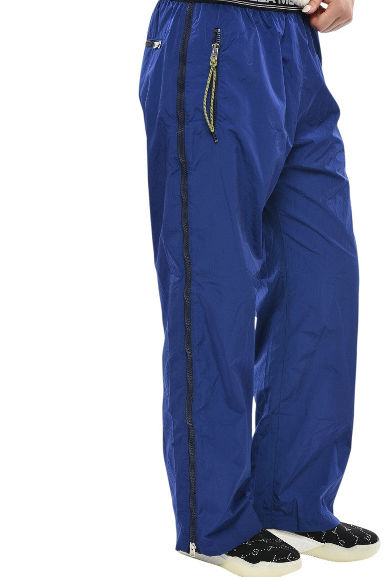 Blue Relaxed Flat Front Pant 3