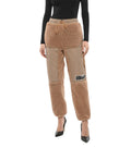Beige Relaxed Elasticated Pants 1