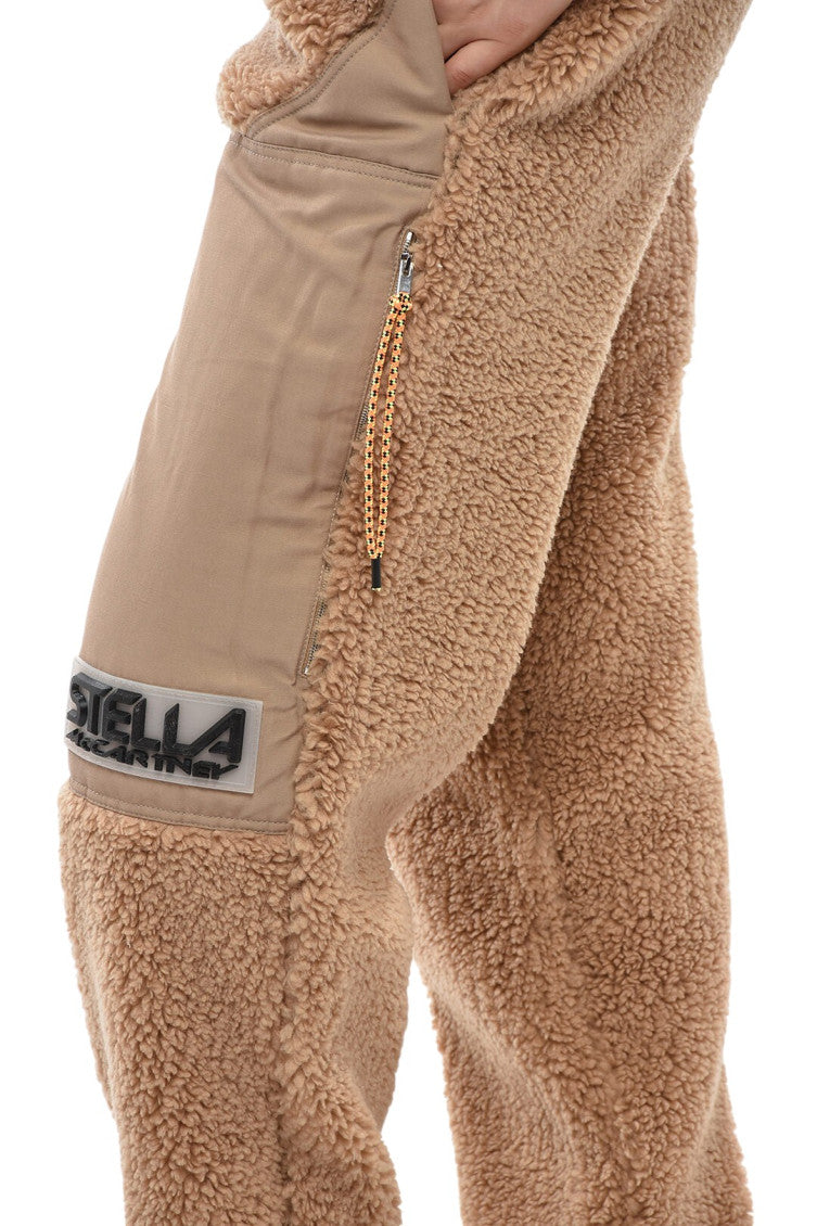 Beige Relaxed Elasticated Pants 3