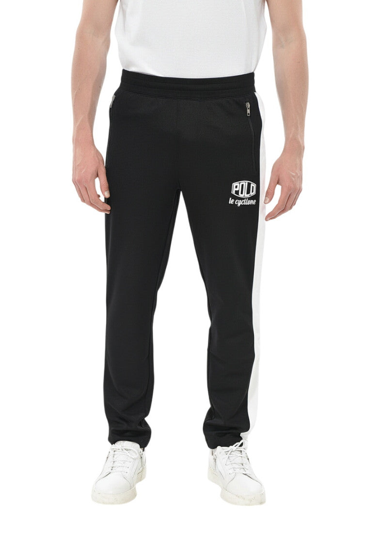 Black Regular Logo Joggers 1