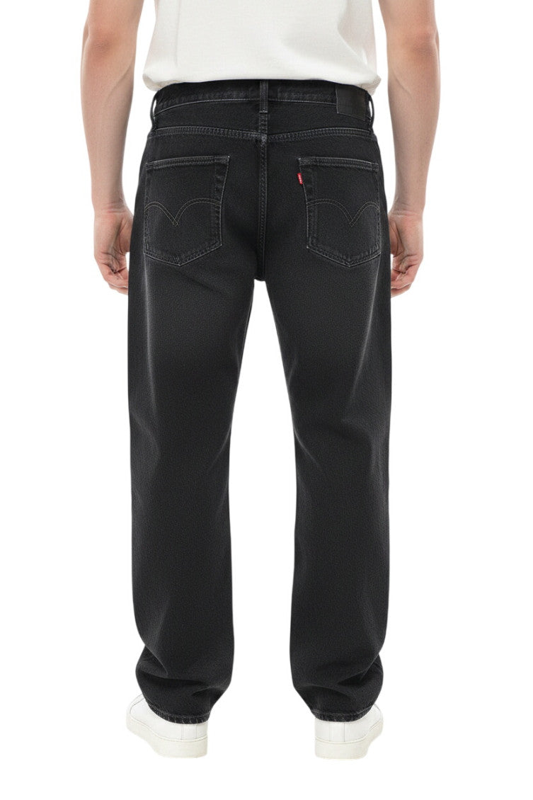 Black Regular Mid Rise Jeans 2