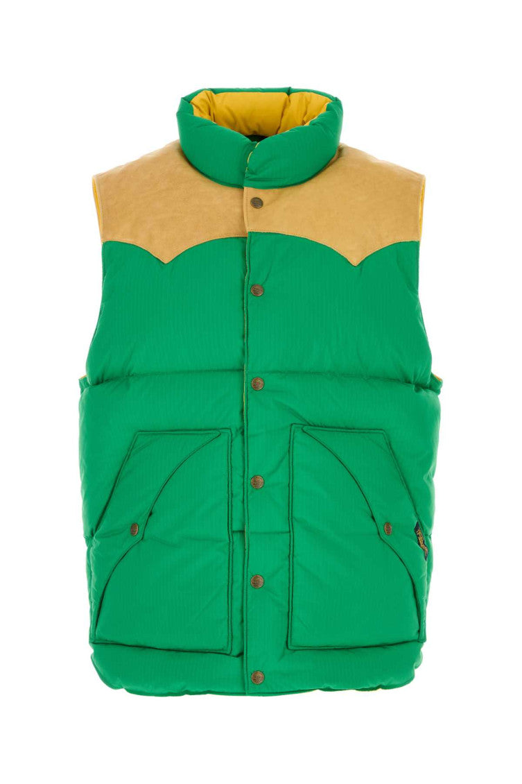 Green Mock Collar Jacket 1