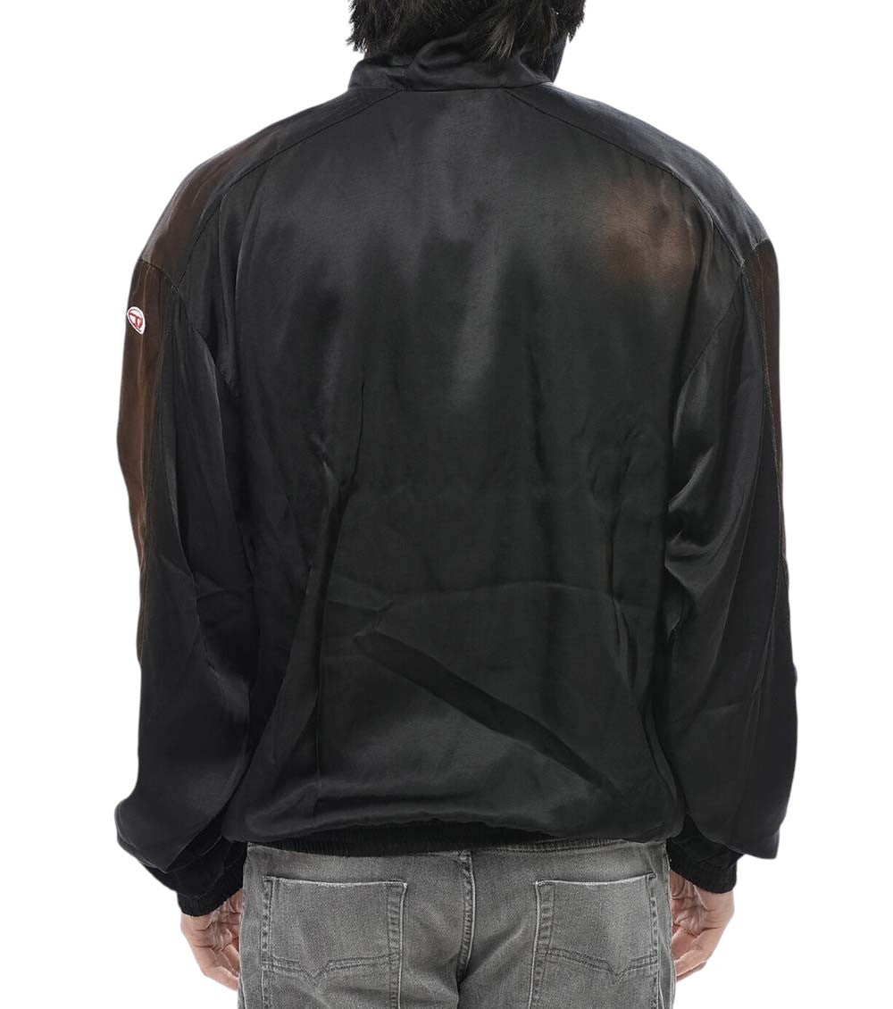 Black Mock Collar Jacket 2
