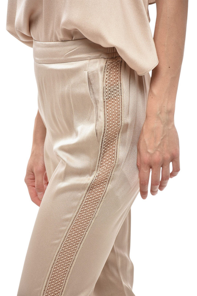 Beige Relaxed Joggers Pant 3