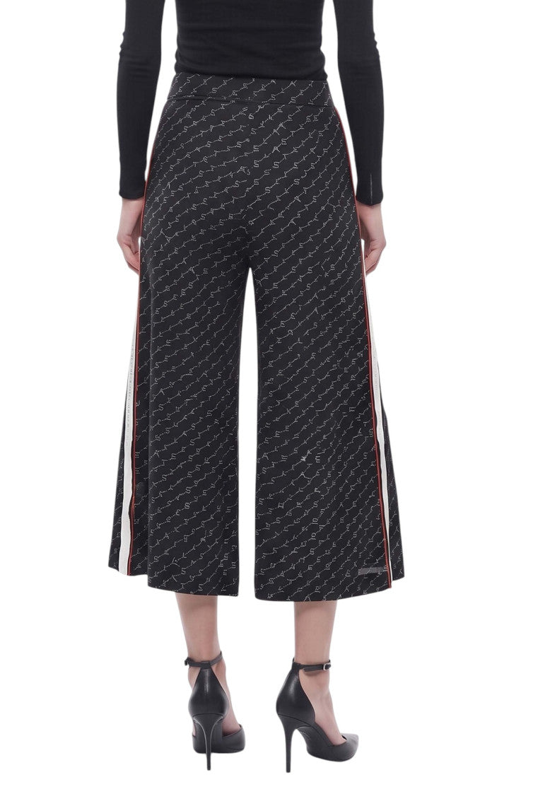 Black Relaxed Flat Front Pants 2