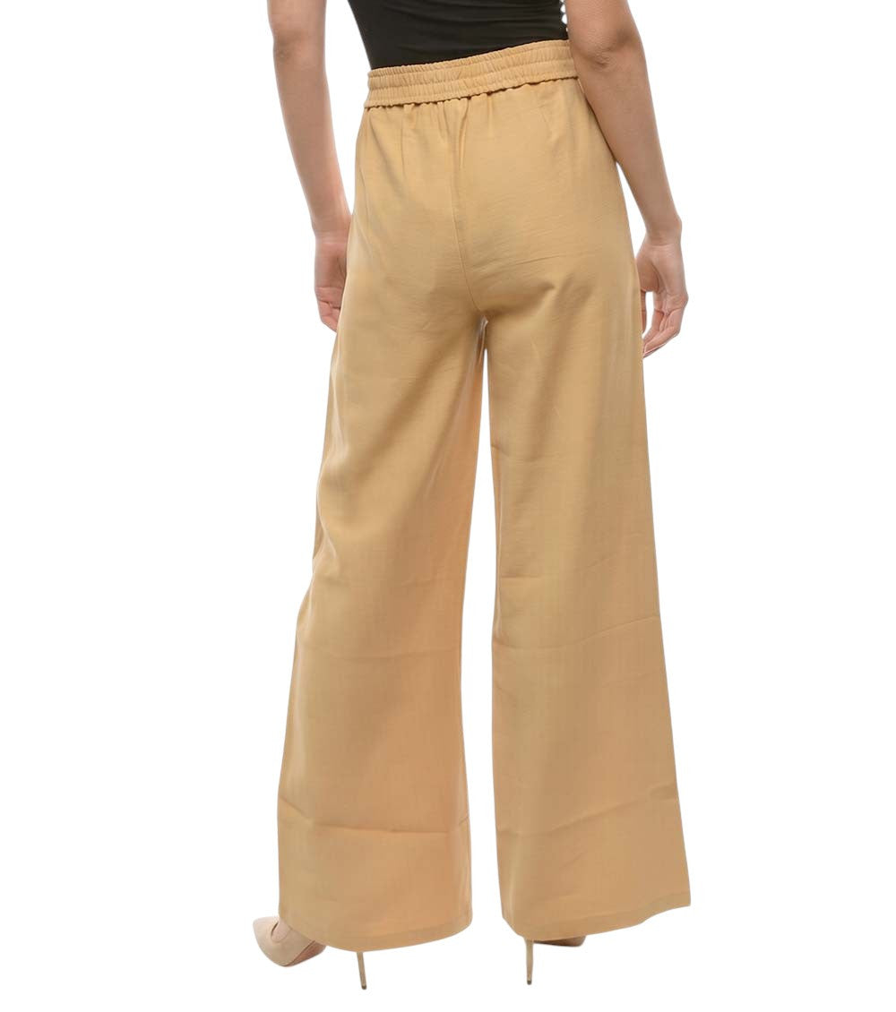 Brown Loose Elasticated Pants 2