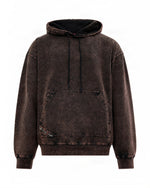 Dark Brown Relaxed Hoodie 1