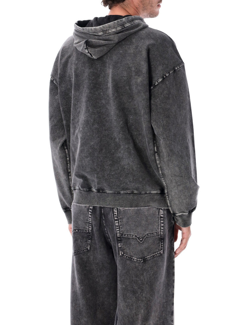 Dark Grey Relaxed Hoodie 2