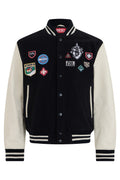 Black Logo Bomber Jacket 1