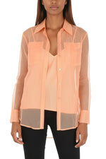 Pink Regular Solid Shirt 1
