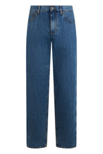 Blue Mid Rise Jeans 1