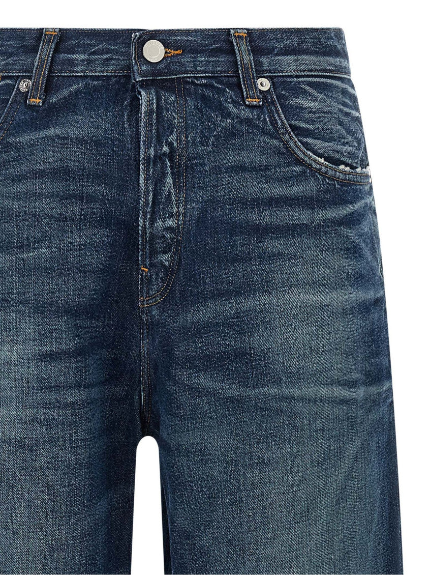 Blue Loose High Rise Jeans 3