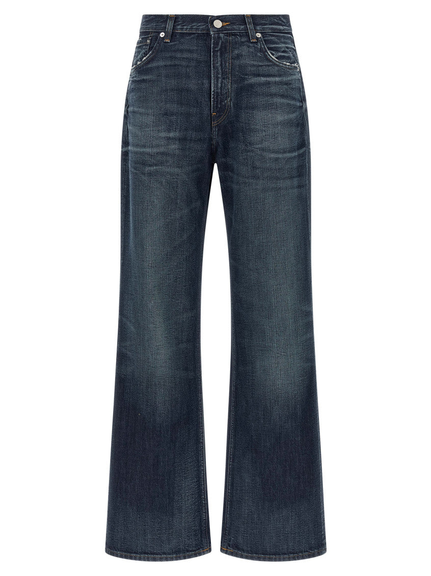 Dark Blue High Rise Jeans 1