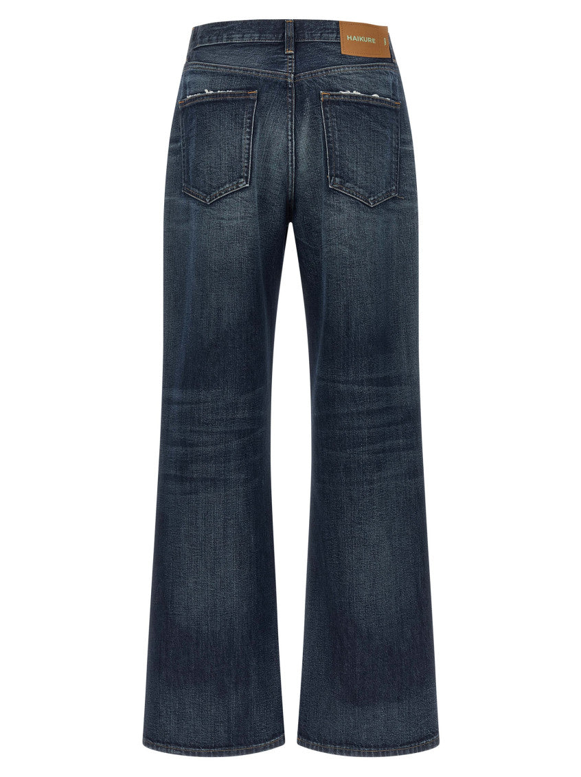 Dark Blue High Rise Jeans 2