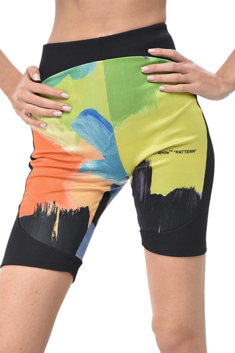 Multicolor Nylon Abstract Activewear 3