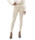 Beige Cotton Logo Activewear 1