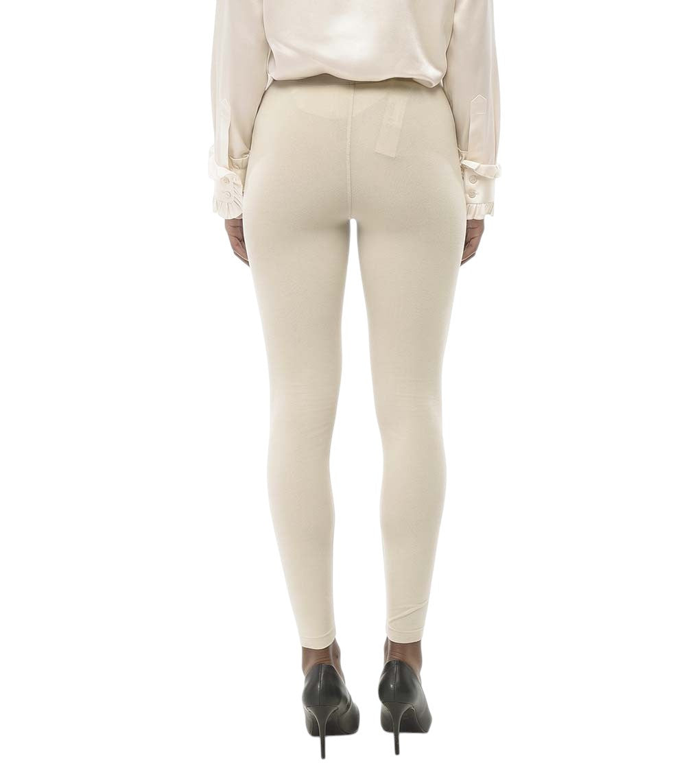 Beige Cotton Logo Activewear 2