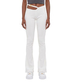 White Viscose Solid Activewear 1