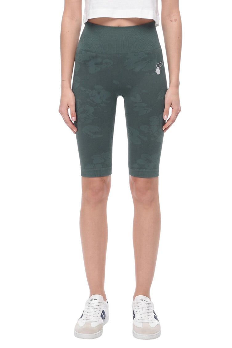 Green Polyamide Camo Activewear 1