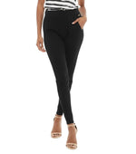 Black Cotton Solid Activewear 1