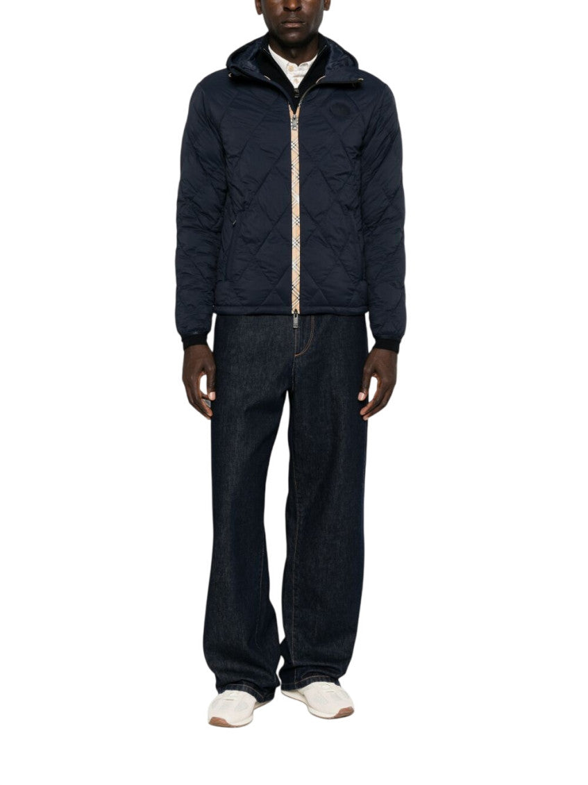 Navy Blue Hood Jacket 1