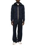 Navy Blue Hood Jacket 1