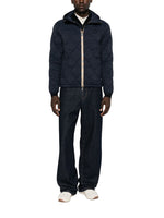 Navy Blue Hood Jacket 1