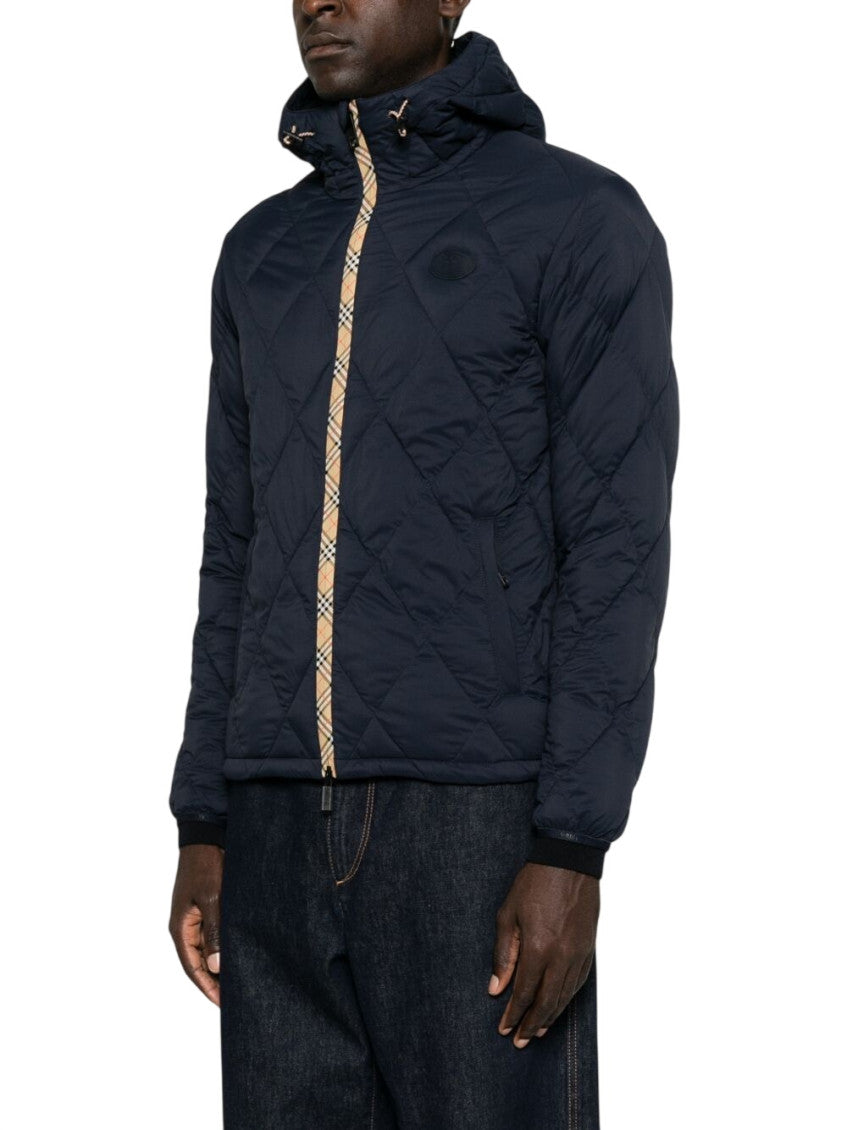 Navy Blue Hood Jacket 2